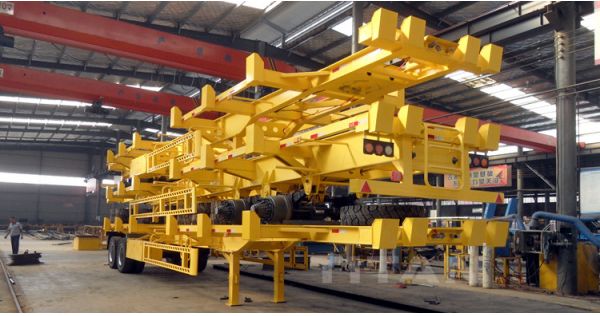 40ft container port terminal semi trailer for sale in Tanzania