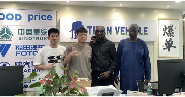 Uganda Cutomer Full Payment Tri Axle Side Door Trailer