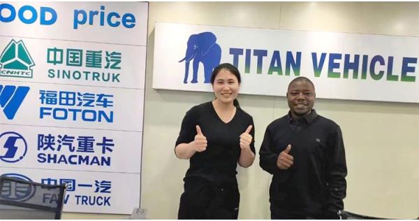 Tanzanian Customer Visit Tongya for 3 Axle Lowbed Semi Trailer