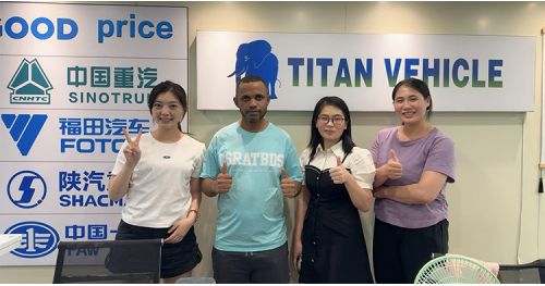 Sierra Leone Customers Came to Tongya Vehicle to Buy Petroleum Tanker Trailer