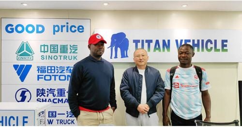 Jamaican Customer Came to Tongya Vehicle to Buy 4 Axle End Dump Semi Trailer