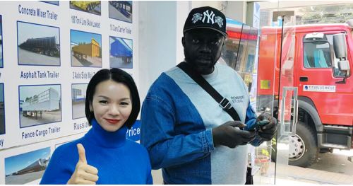 Tanzanian Customers Come to Tongya Vehicle to Buy 3 Axle 45000 Liters Fuel Tanker Trailer