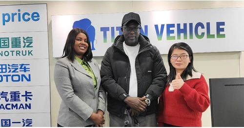 Zambia Customers Visited Tongya Vehicle to Buy Fuel Tanker Trailer