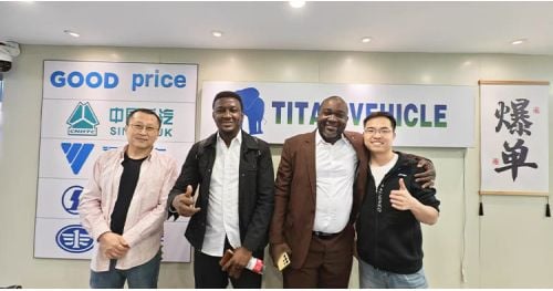 Zambia Customers Visited Tongya Vehicle and Purchased a Fuel Tanker Trailer