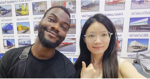 Nigerian Customers Come to Tongya to Buy Removable Gooseneck Trailer