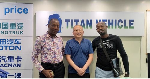 Jamaican Customers Visited Tongya to Buy Dump Semi Trailer