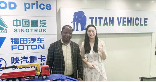 Congolese Customer Visit Tongya to Buy 40 CBM Bulk Cement Tanker Trailer