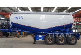 3 Axle cement tanker trailer has been shipped to the port