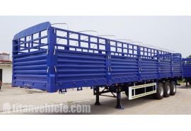 3 Axle 60Ton Fence Semi Trailer will be sent to Nigeria Lagos