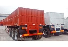Tri Axle Side Wall Truck Trailer will be sent to Nigeria