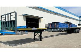 3 Axle Extendable Flatbed Trailer will be sent to Angola