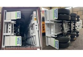 Triple Axle Flat Body Trailer will be transport to Angola 