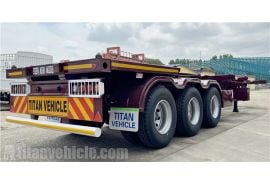 3 Axle Container Chassis Trailer will be sent to Uganda