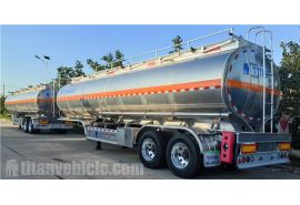 2 Axle Aluminum Tanker Trailer will be sent to Costa Rica