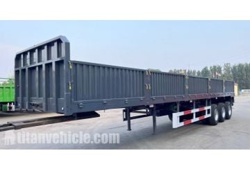 Bulk Cargo Semi Trailer with Drop Sides will be Sent to Congo