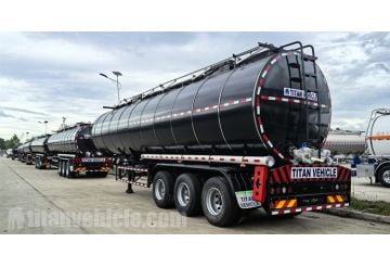 Several Asphalt Tank Trailers Ready Ship to Kazakhstan