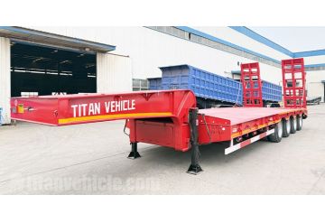 4 Axle Semi Low Bed Trailer will be Shipped to Philippines