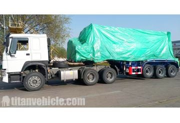 3 Axle Bulk Cement Tanker Trailer will be Sent to Dominican