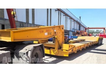 80 Ton Removable Gooseneck Lowboy Trailer will be Sent to Tanzania