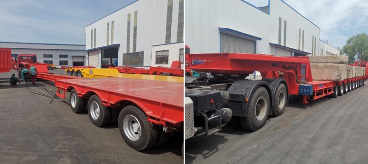 What's the difference between multi types low loader trailer?