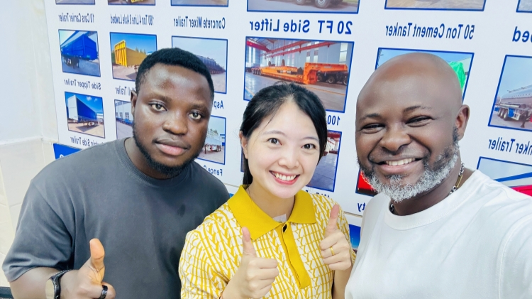 Semi 40 Ft Flatbed Trailer for Sale Near Me in Tanzania