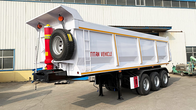 Tri Axle Tipper Trailer for Sale in Zambia