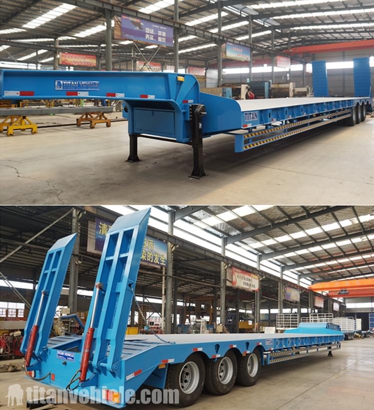 3 Axle Low Loader Trailer for Sale Manufacturer