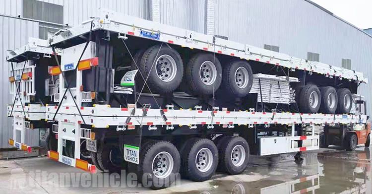 Triaxle 60 Ton Side Sall Trailer for Sale in Mozambique