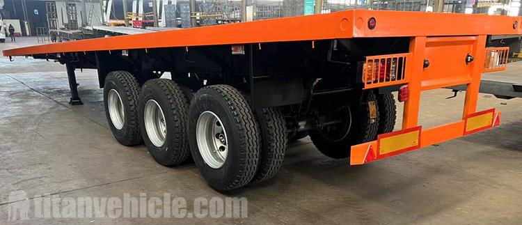 Tri Axle 48Ft Flatbed Trailer for Sale In Mauritania