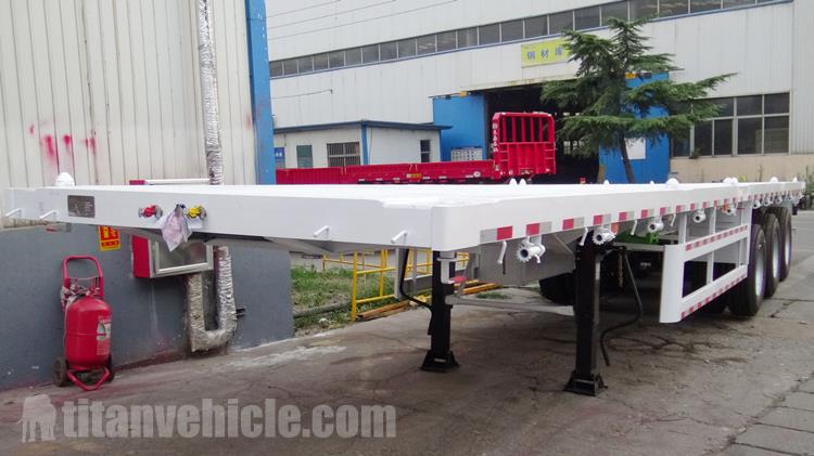Tri Axle Flatbed Trailer for Sale In Papua New Guinea - Tongya VEHICLE