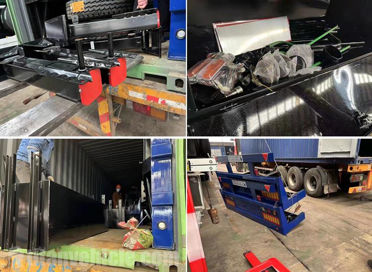 Tri Axle 40Ft Container Trailer will be sent to Qatar