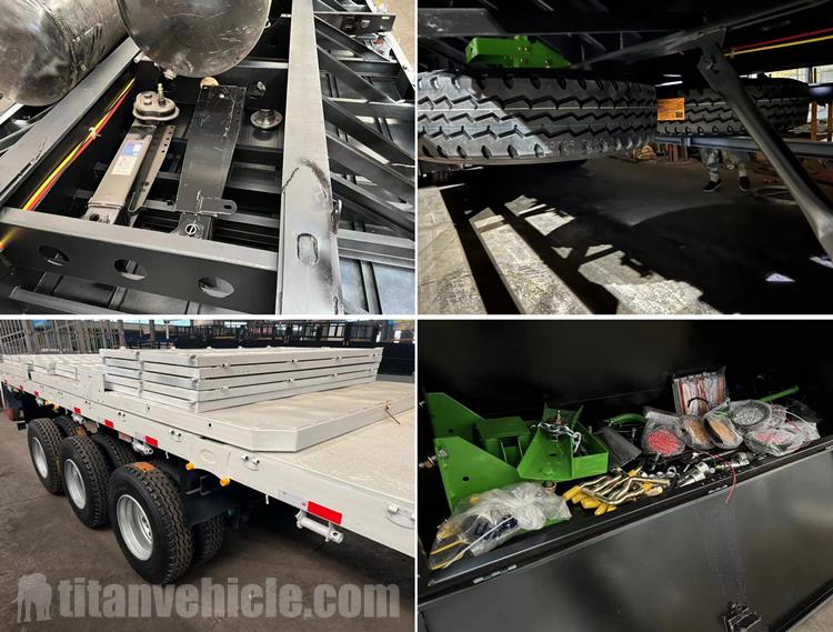 Tri Axle 60 Ton Dropside Trailers for Sale In Zimbabwe