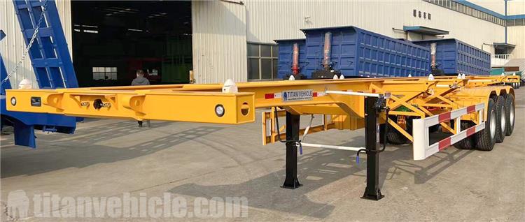 Tri Axle 40 ft Skeletal Semi Trailer for Sale In Mali