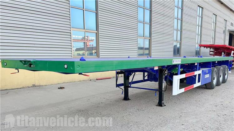 Tri Axle 12.5m Flatbed Trailer for Sale Zimbabwe