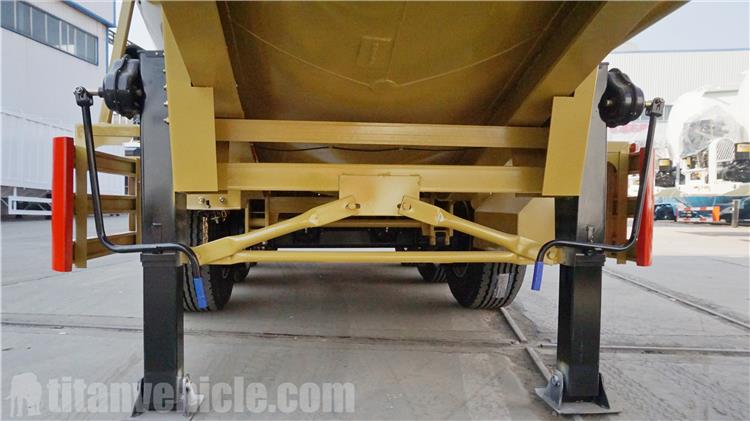 40CBM Bulk Cement Tanker Trailer for Sale In Zambia