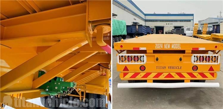 Triple Axle 40ft Flat Deck Trailer for Sale In Guam