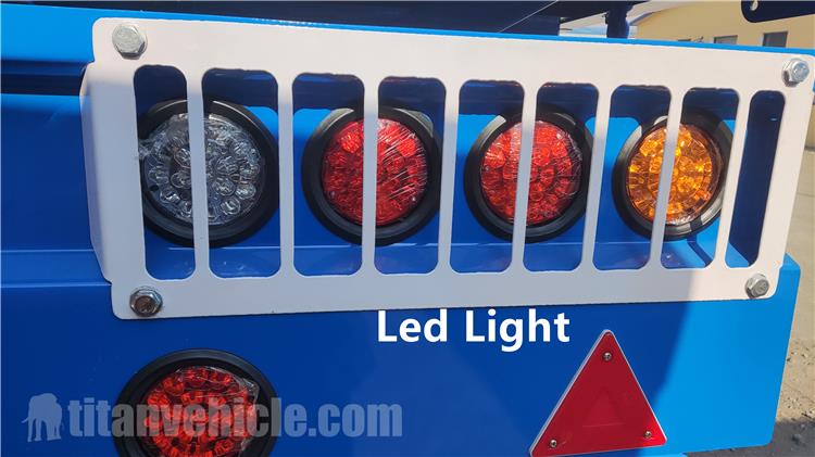 Tri Axle Fence Cargo Semi Trailer for Sale In Tanzania