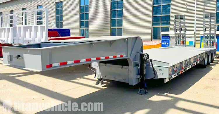 3 Axle 60 Ton Low Bed Trailer for Sale in Congo