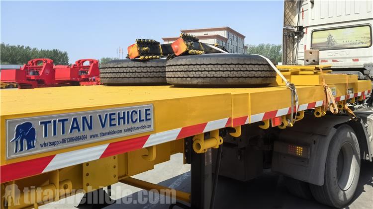 Tri Axle 25m Extendable Trailer for Sale In Guyana