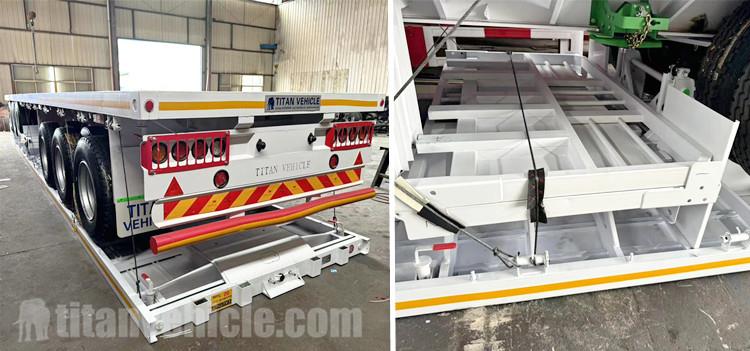 2 Units of Flatbed Trailer with Front Wall for Sale in Ghana