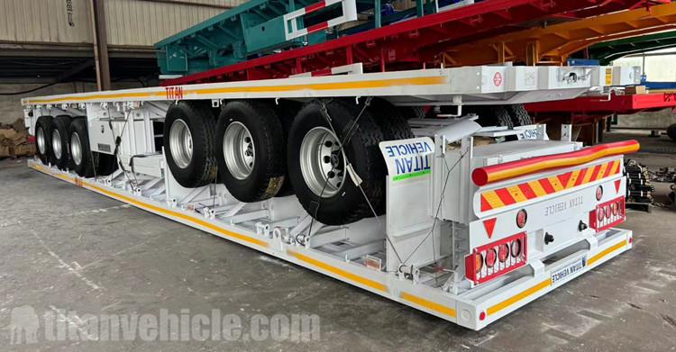 2 Units of Flatbed Trailer with Front Wall for Sale in Ghana