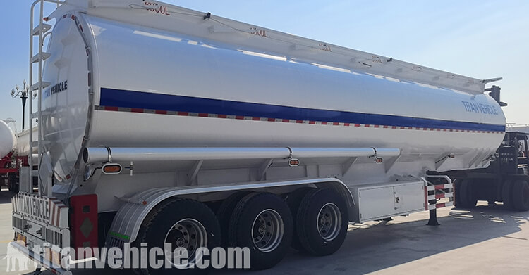 7 Compartments Fuel Tanker Trailer for Sale in Zambia