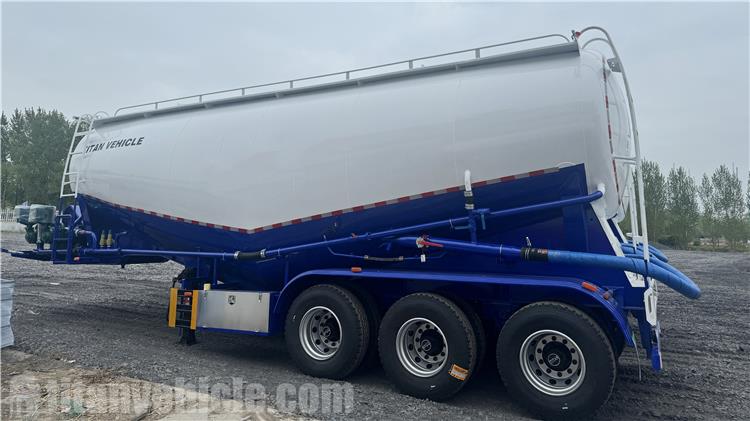 Tri Axle Bulk Cement Tanker Trailer for Sale In Zimbabwe