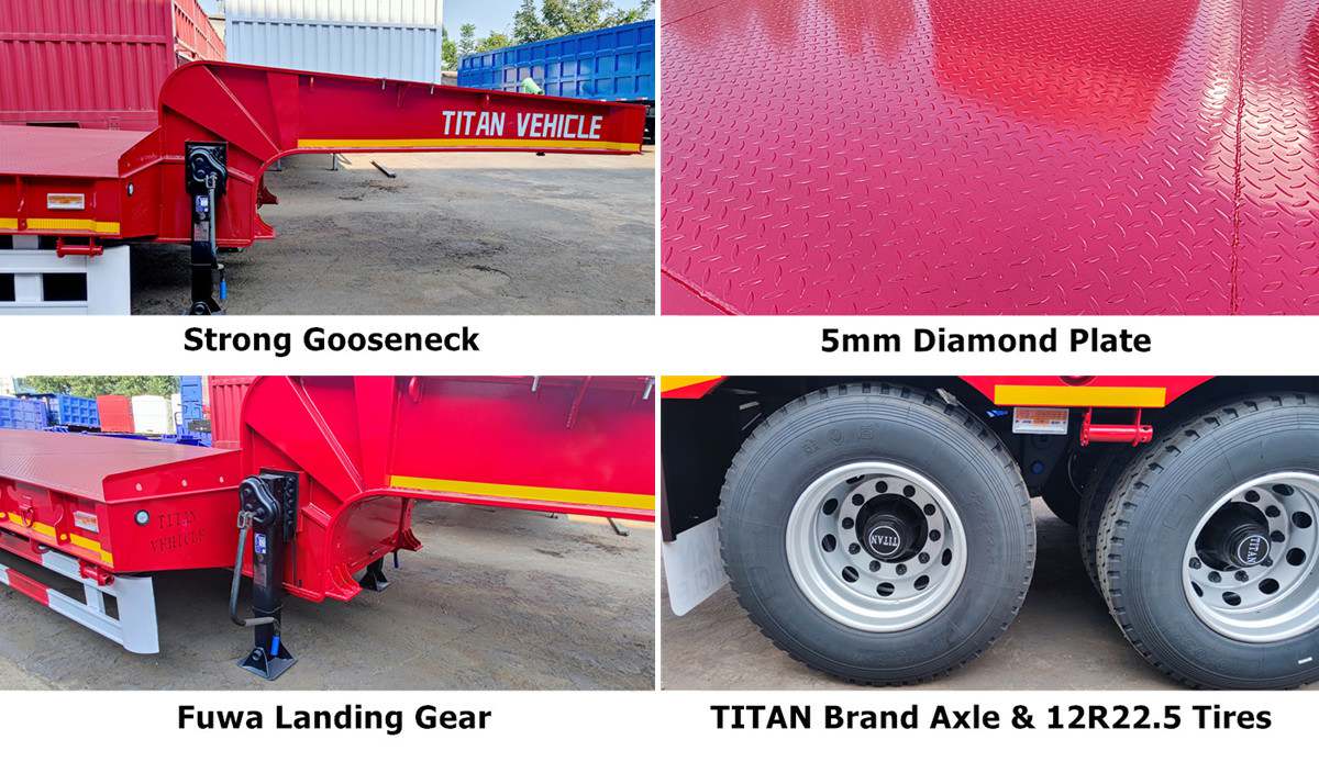 Promotion! Tongya Lowbed Trailer Spot Sale Price