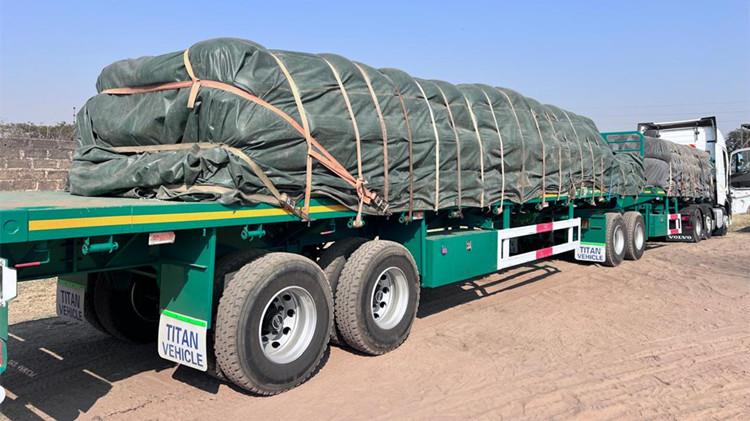 Superlink flatbed trailer for sale in Zambia