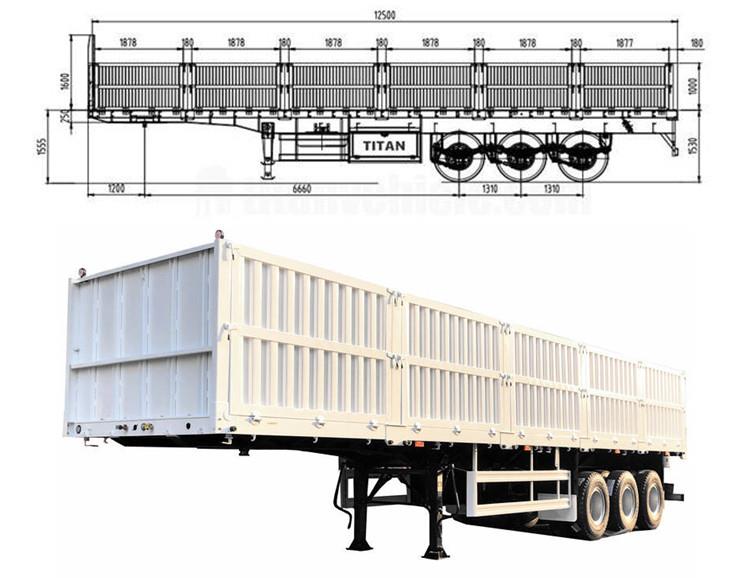 Side Wall Semi Trailer for Sale Price - Tongya Vehicle