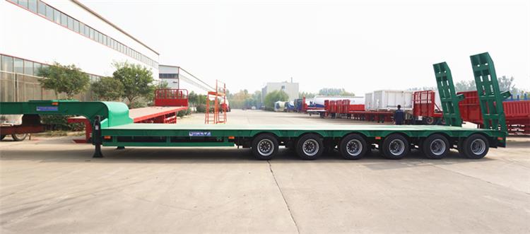 Multi Axle 60 Ton Hydraulic Low Bed Trailer for Sale in Jamaica
