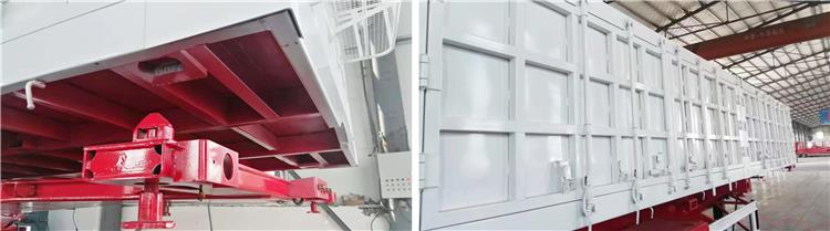 Tri Axle Side Dump Trailer Capacity 30-40 tonnes