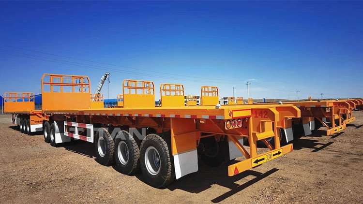 Superlink Flat Deck Trailers for Sale in Mozambique - Tongya Vehicle
