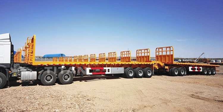 Superlink Flat Deck Trailers for Sale in Mozambique - Tongya Vehicle